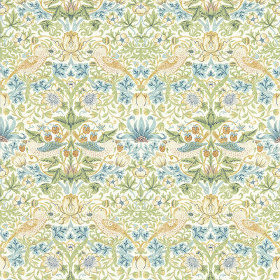CLARKE AND CLARKE W0171/01.CAC.0 STRAWBERRY THIEF APPLE WP Wallpaper - Eade's Wallpaper
