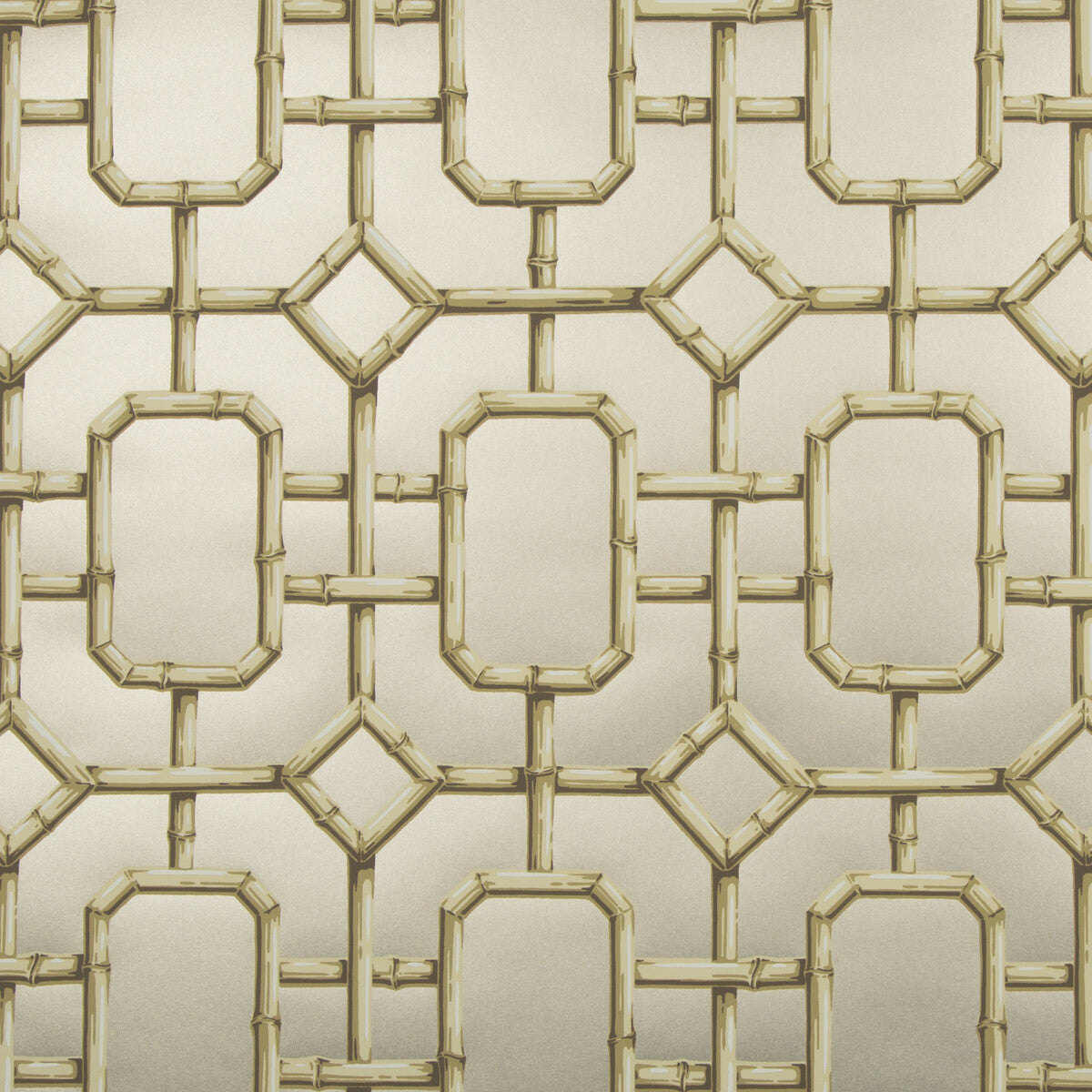 KRAVET COUTURE W3404.416.0 BAMBU FRET PEWTER Wallpaper - Eade's Wallpaper