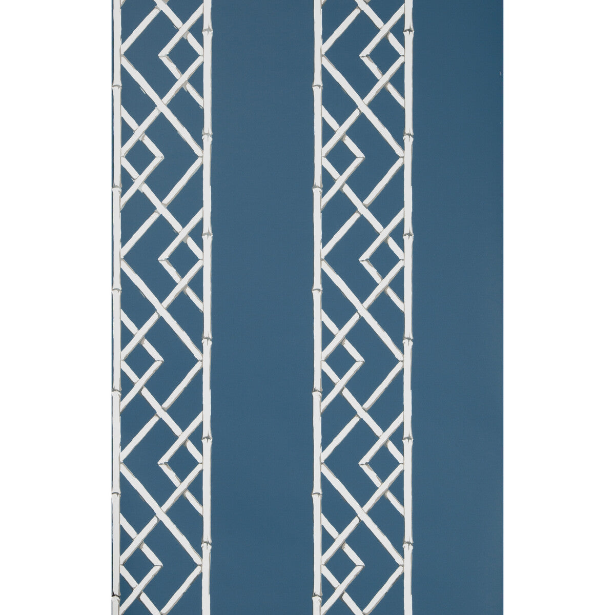 KRAVET DESIGN W3502.50.0 LATTICEWORK INDIGO Wallpaper - Eade's Wallpaper