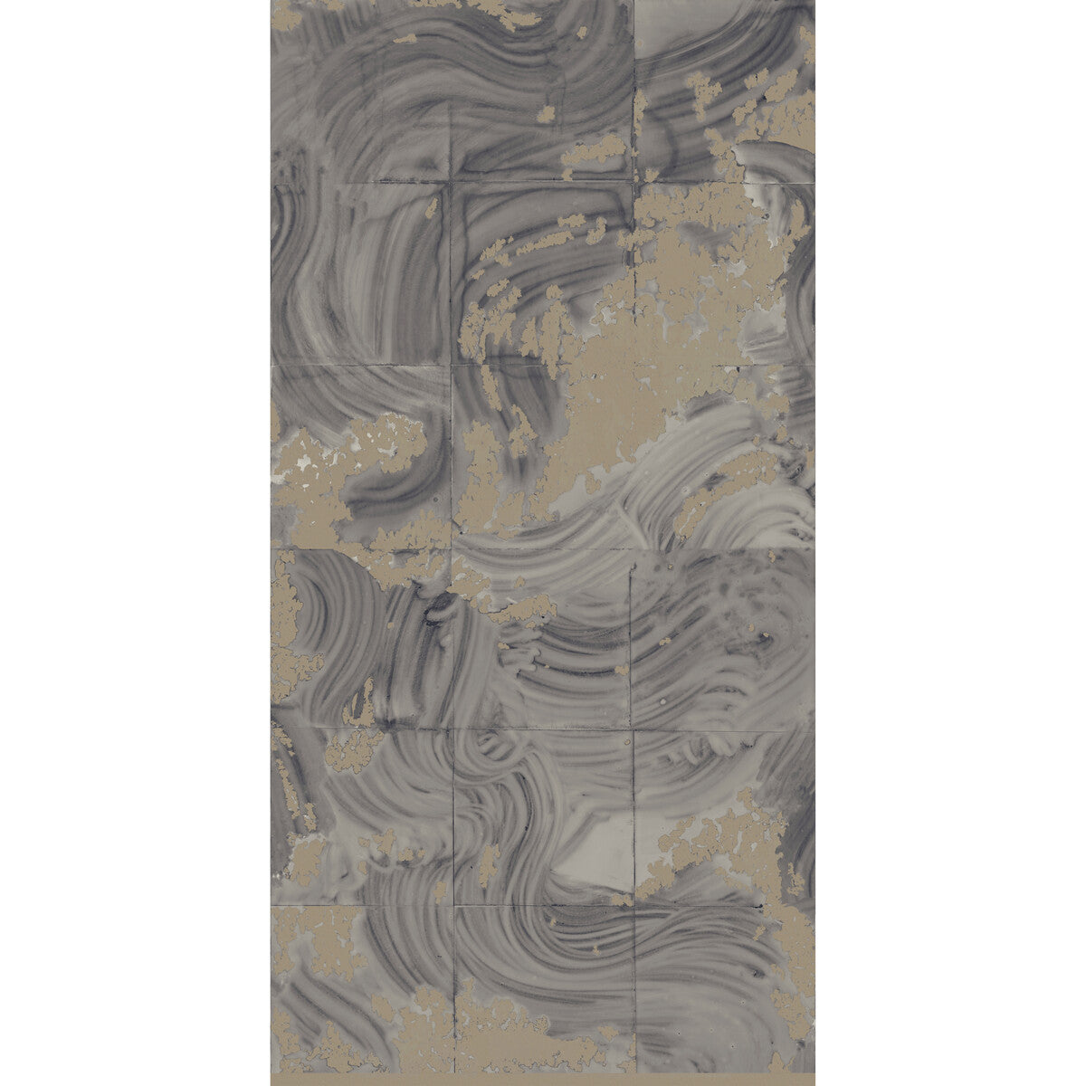 KRAVET COUTURE W3581.1611.0 REARRANGEMENTS PETROL Wallpaper - Eade's Wallpaper