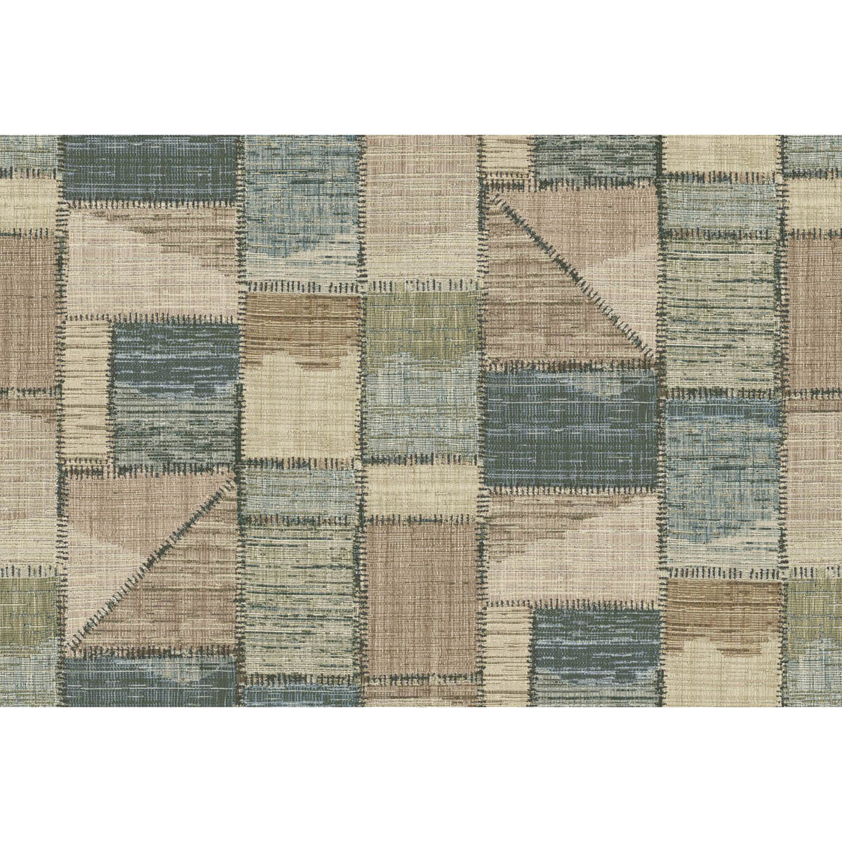 KRAVET COUTURE W3626.1611.0 PATCHWORK 10242 Wallpaper - Eade's Wallpaper