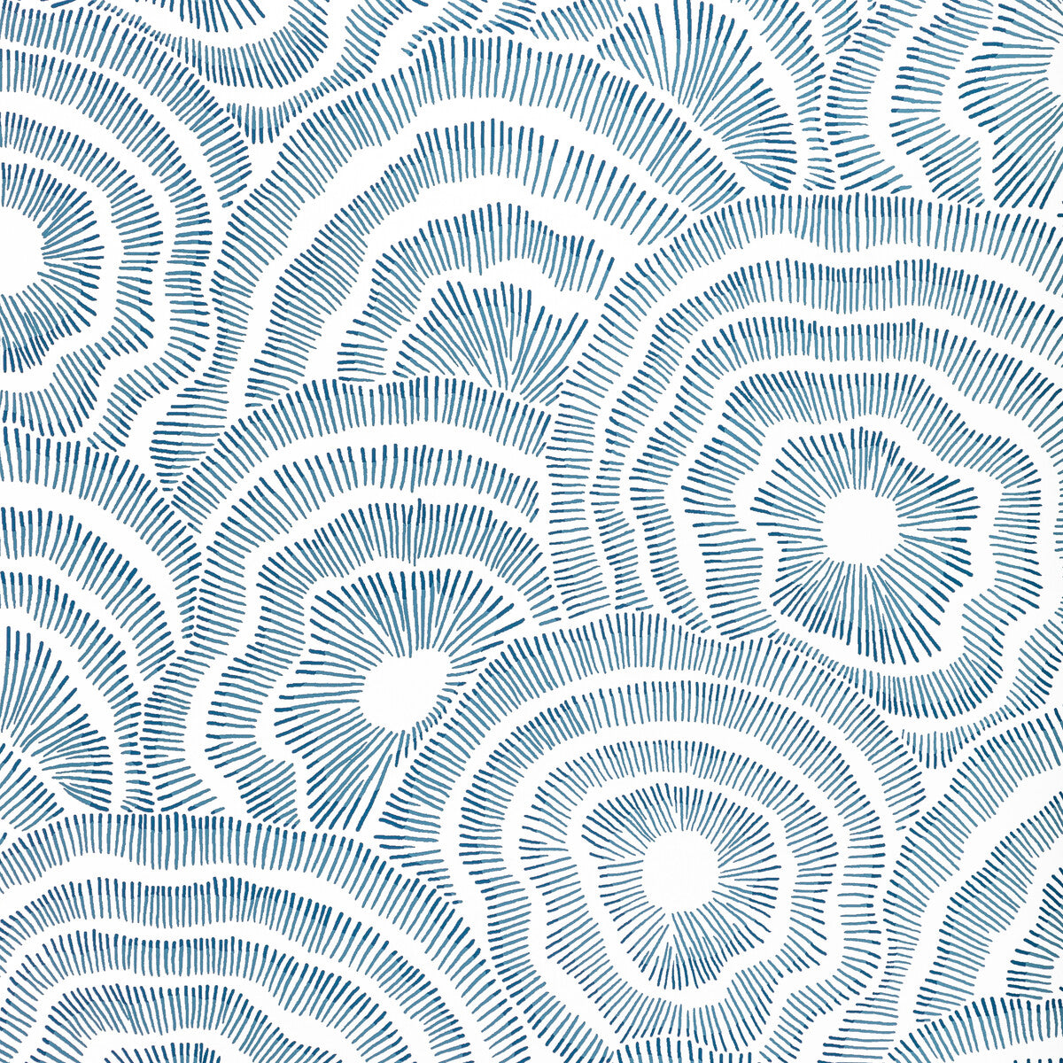 KRAVET COUTURE W3823.50.0 PANACHE WP INDIGO Wallpaper - Eade's Wallpaper