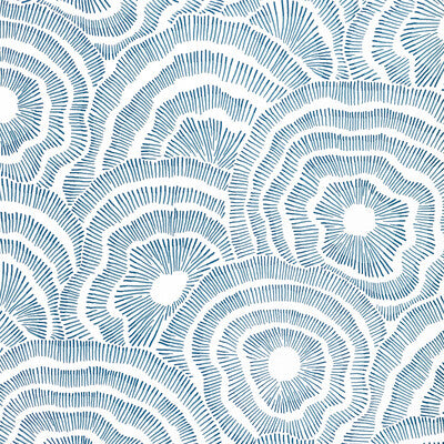 KRAVET COUTURE W3823.50.0 PANACHE WP INDIGO Wallpaper - Eade's Wallpaper