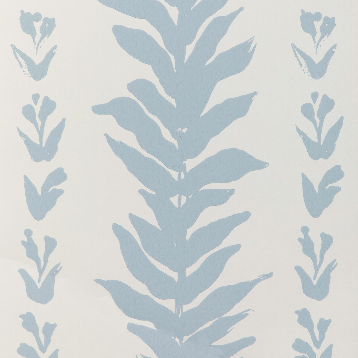 KRAVET COUTURE W3937.51.0 CLIMBING LEAVES WP CHAMBRAY Wallpaper - Eade's Wallpaper