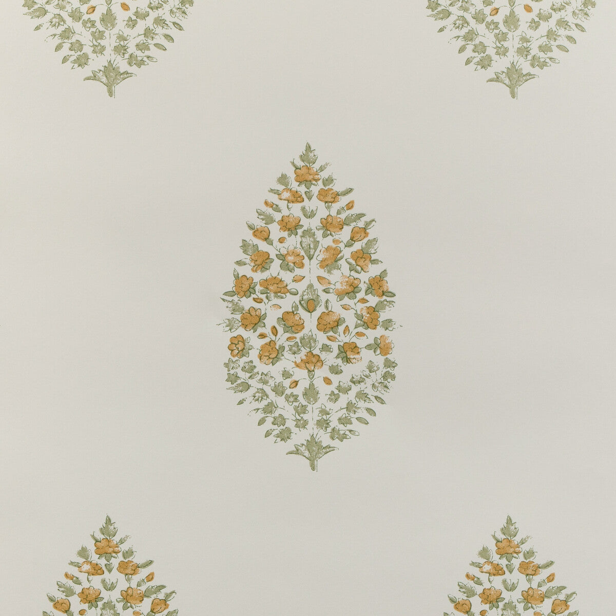 KRAVET COUTURE W3938.316.0 ATELIER PAISLEY WP WHEAT Wallpaper - Eade's Wallpaper
