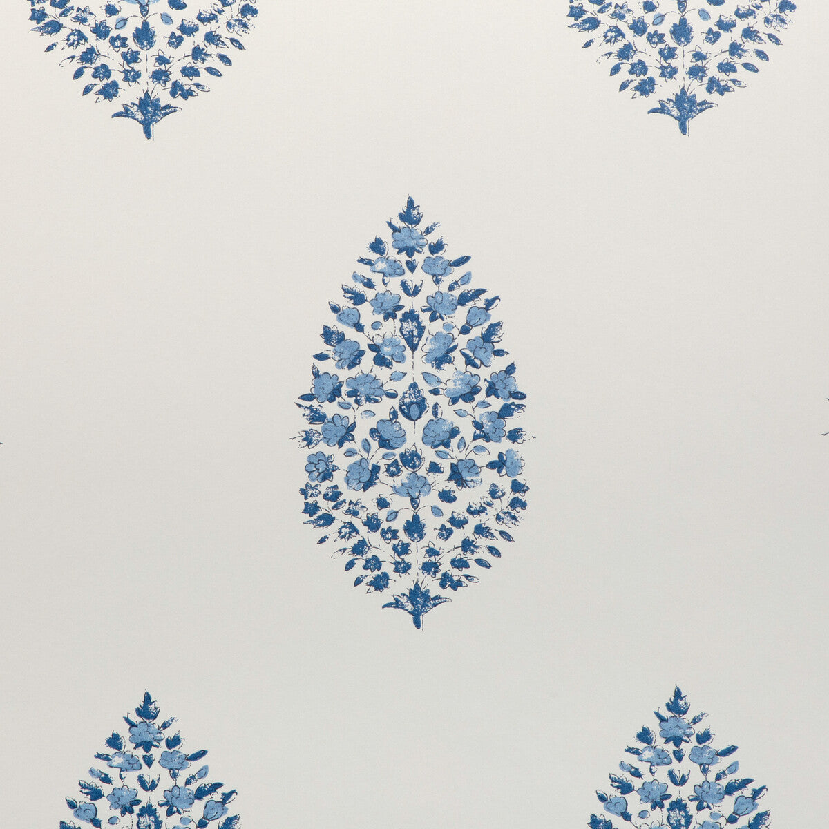 KRAVET COUTURE W3938.50.0 ATELIER PAISLEY WP LAPIS Wallpaper - Eade's Wallpaper