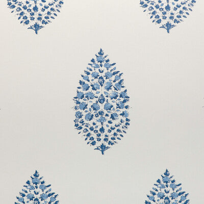 KRAVET COUTURE W3938.50.0 ATELIER PAISLEY WP LAPIS Wallpaper - Eade's Wallpaper