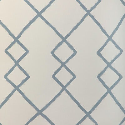 KRAVET COUTURE W3940.51.0 GEO GRAPHICA WP CHAMBRAY Wallpaper - Eade's Wallpaper