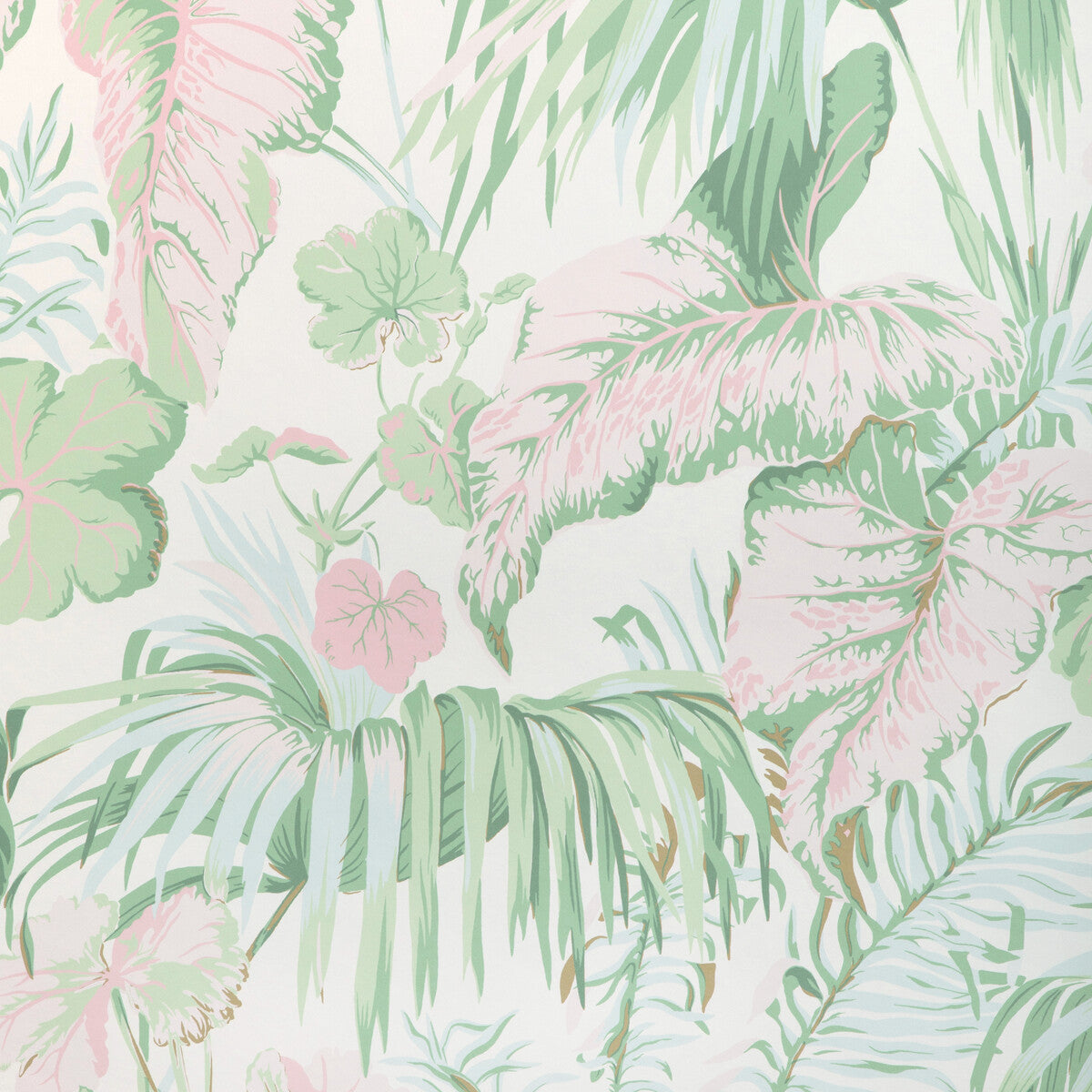 KRAVET COUTURE W4145.317.0 YASUNI WP PINK PALM Wallpaper - Eade's Wallpaper