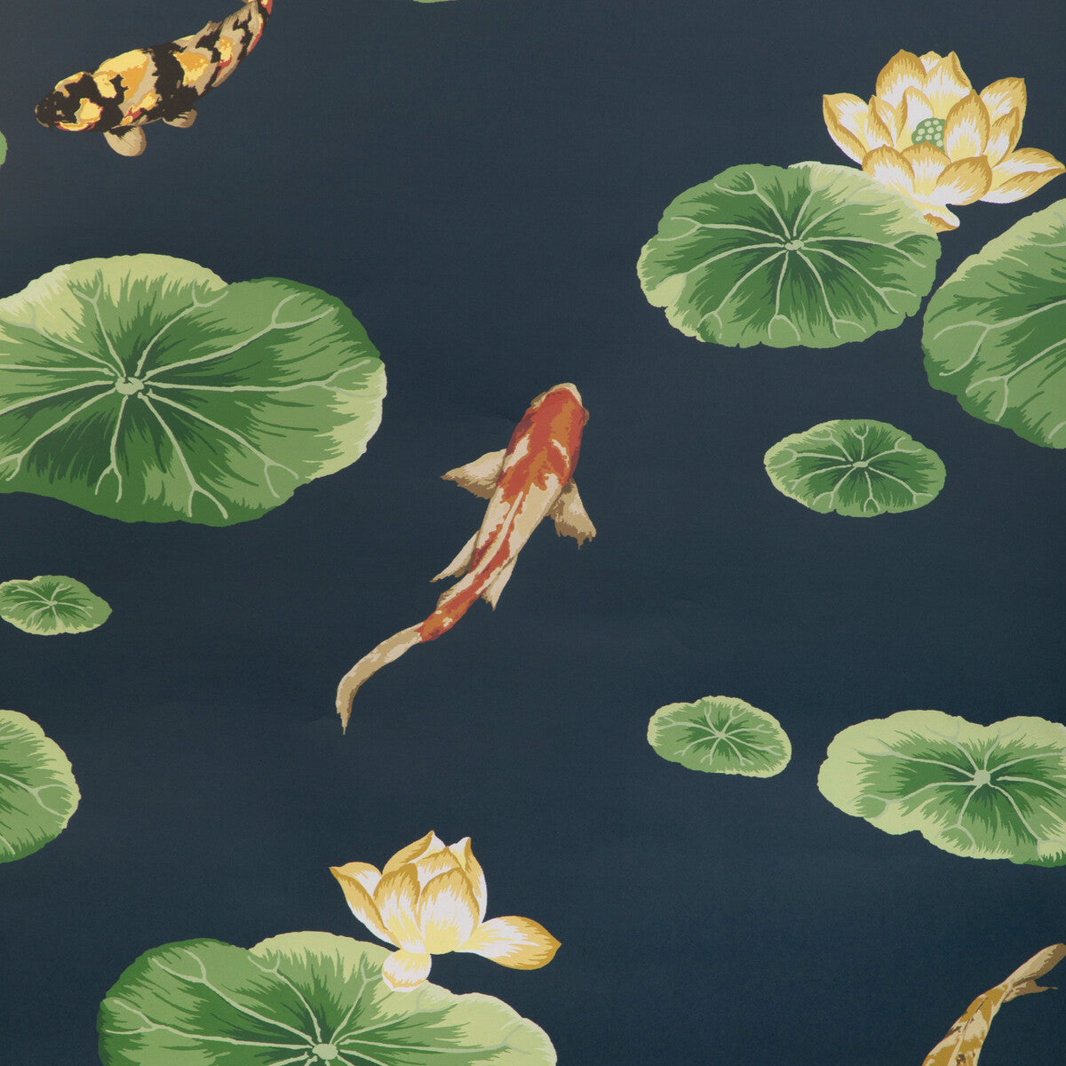 KRAVET COUTURE W4146.315.0 LOTUS POND WP LAGOON Wallpaper - Eade's Wallpaper