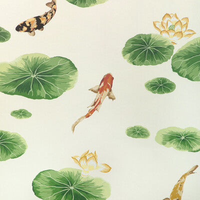 KRAVET COUTURE W4146.34.0 LOTUS POND WP MULTI Wallpaper - Eade's Wallpaper