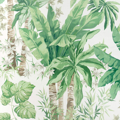 KRAVET COUTURE W4148.311.0 JUNGLEWOOD PNL VERDE Wallpaper - Eade's Wallpaper