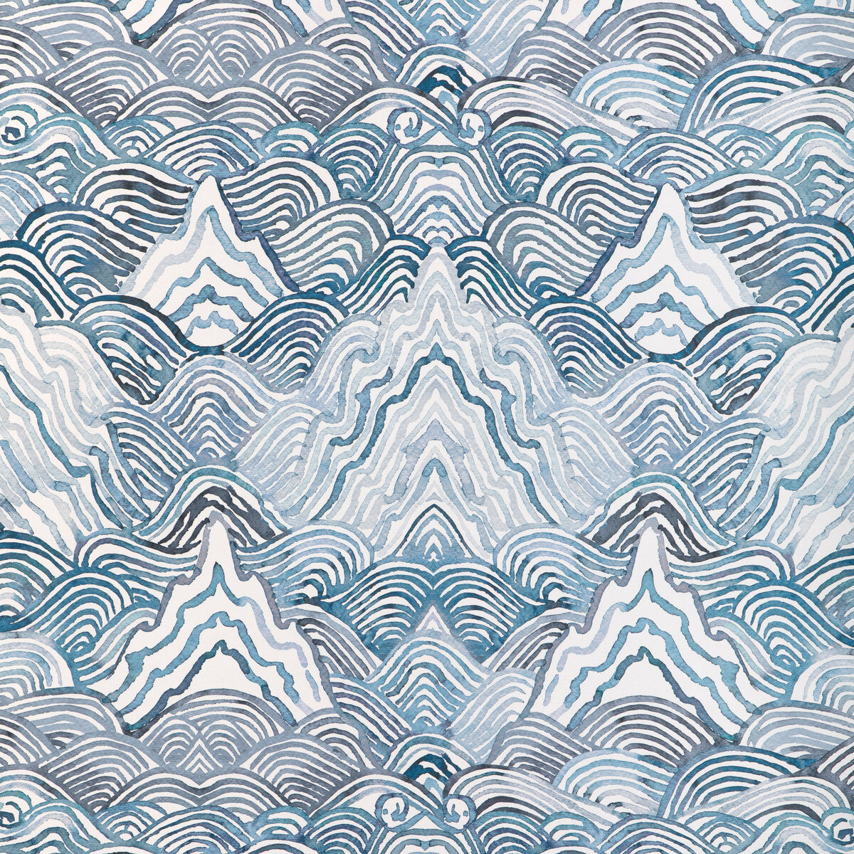 KRAVET COUTURE W4150.550.0 SHANGRI LA WP INDIGO Wallpaper - Eade's Wallpaper
