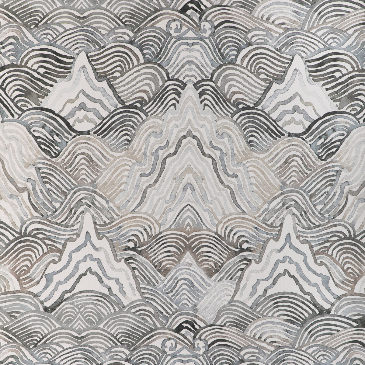 KRAVET COUTURE W4150.811.0 SHANGRI LA WP NOIR Wallpaper - Eade's Wallpaper