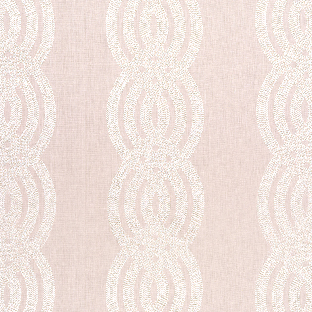 Thibaut W710801 BRAID EMBROIDERY Blush Fabric