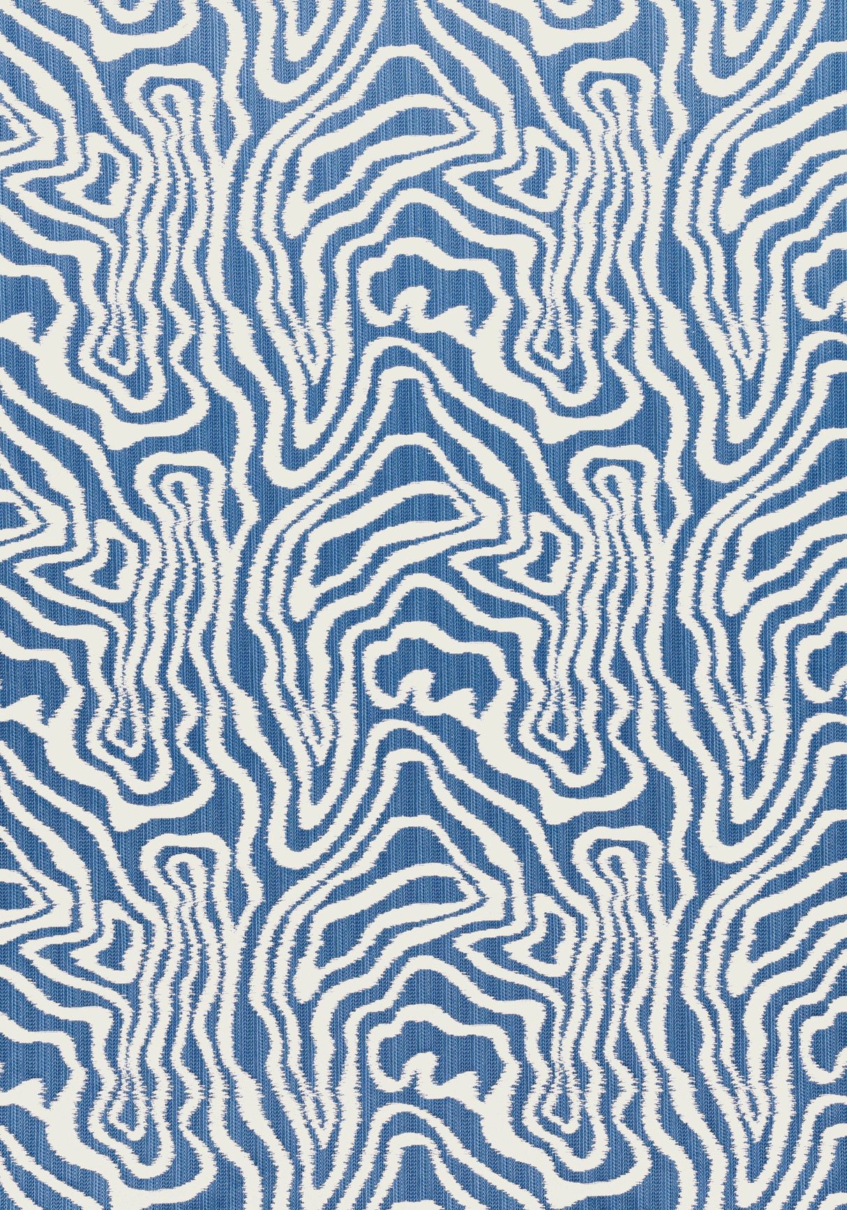 Thibaut W713606 ALESSANDRO Blue Fabric