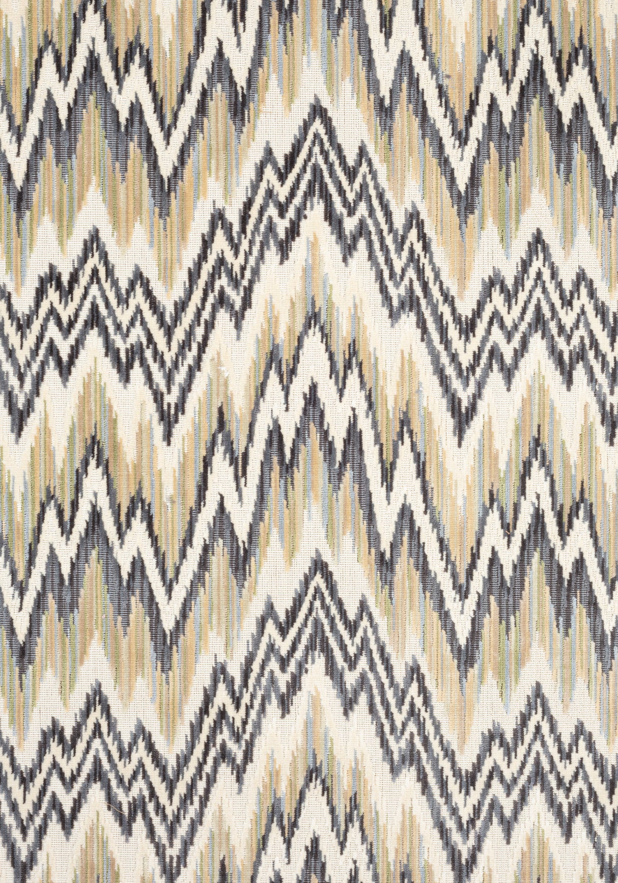 Thibaut W72819 RHYTHM VELVET Grain and Charcoal Fabric