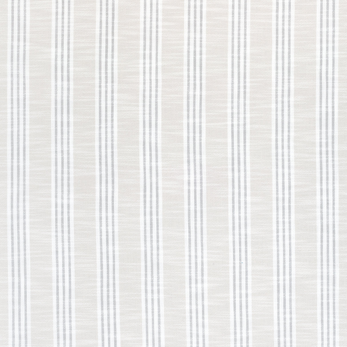 Thibaut W73492 SOUTHPORT STRIPE Flax and Grey Fabric