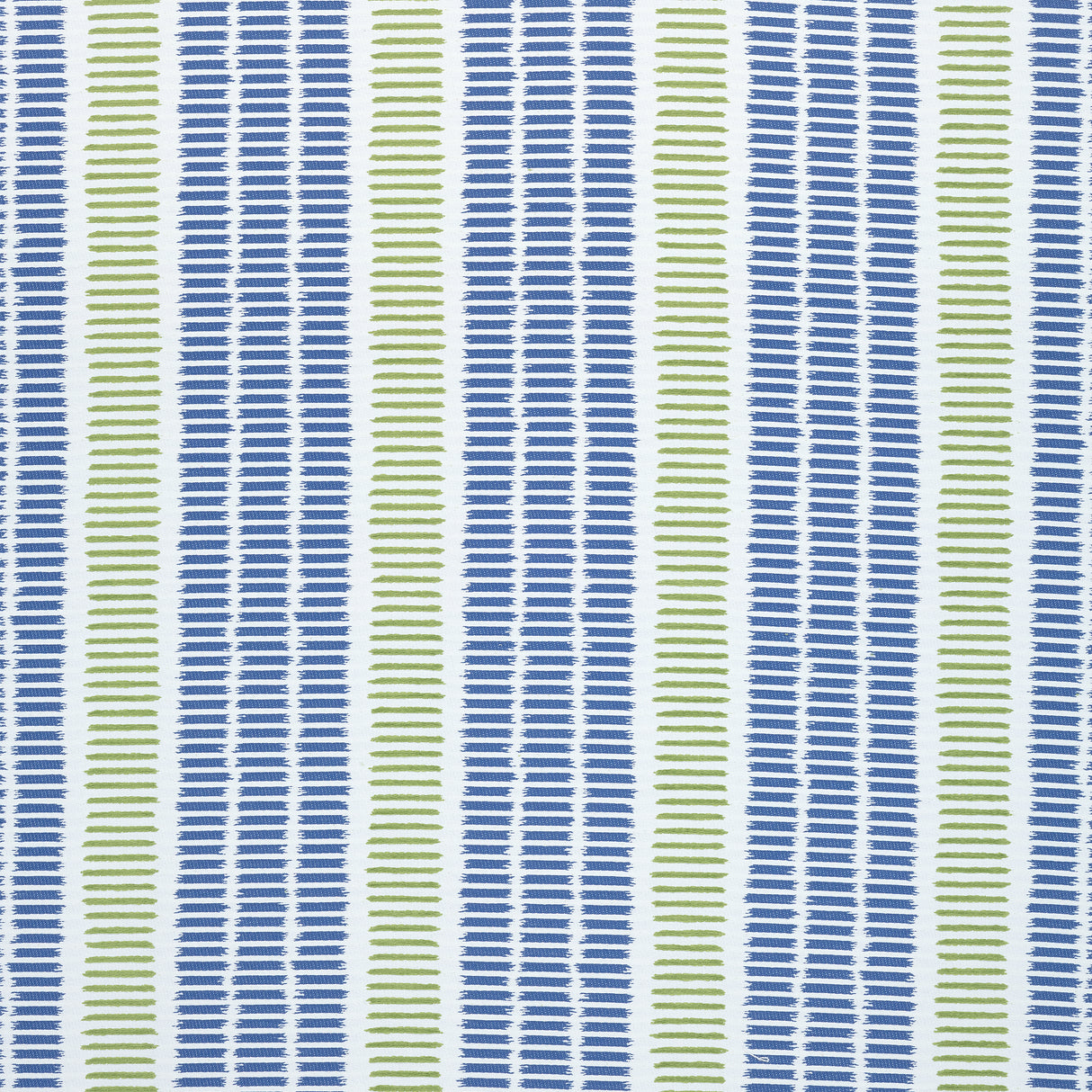 Thibaut W73516 TOPSAIL STRIPE Royal and Green Apple Fabric