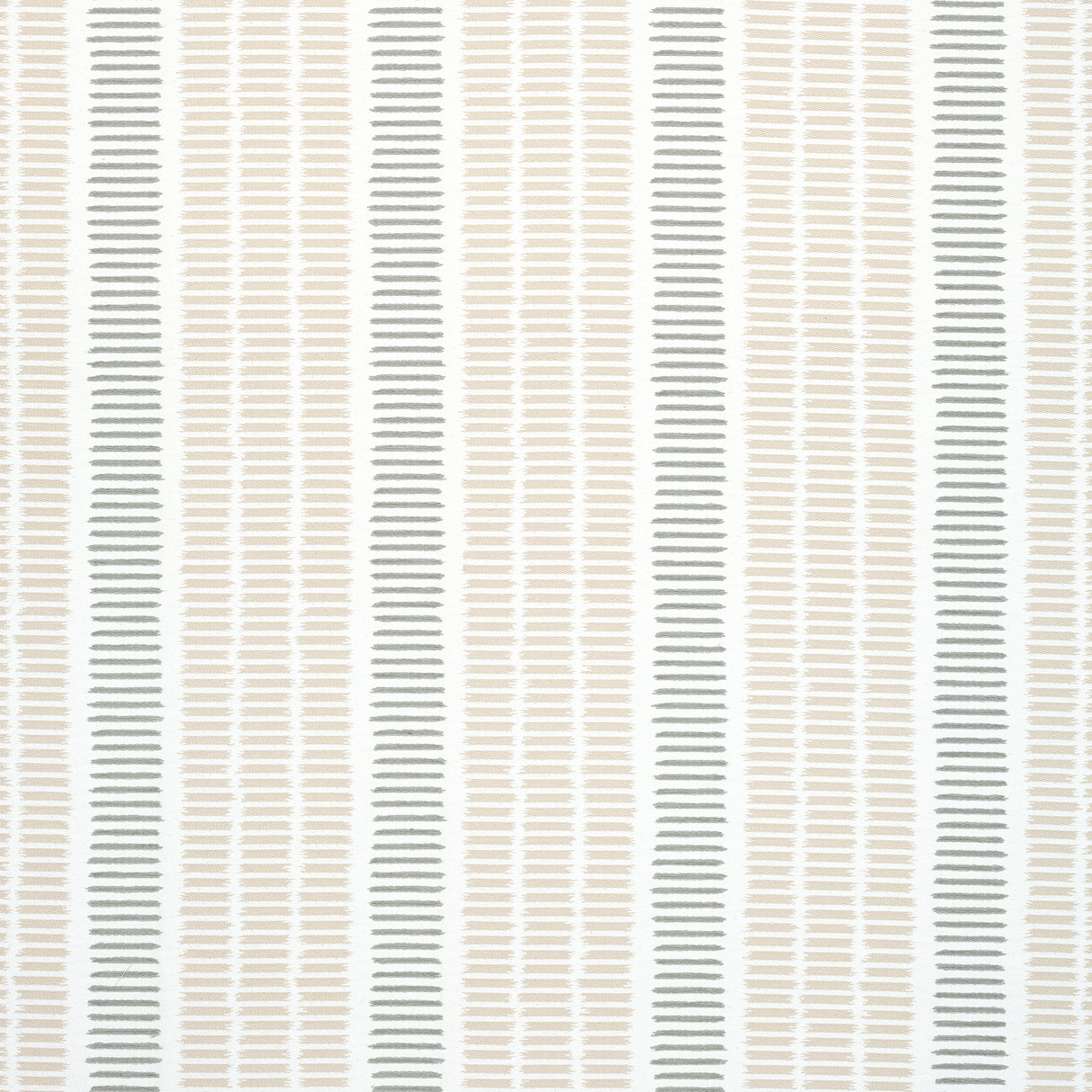 Thibaut W73519 TOPSAIL STRIPE Flax and Nickel Fabric