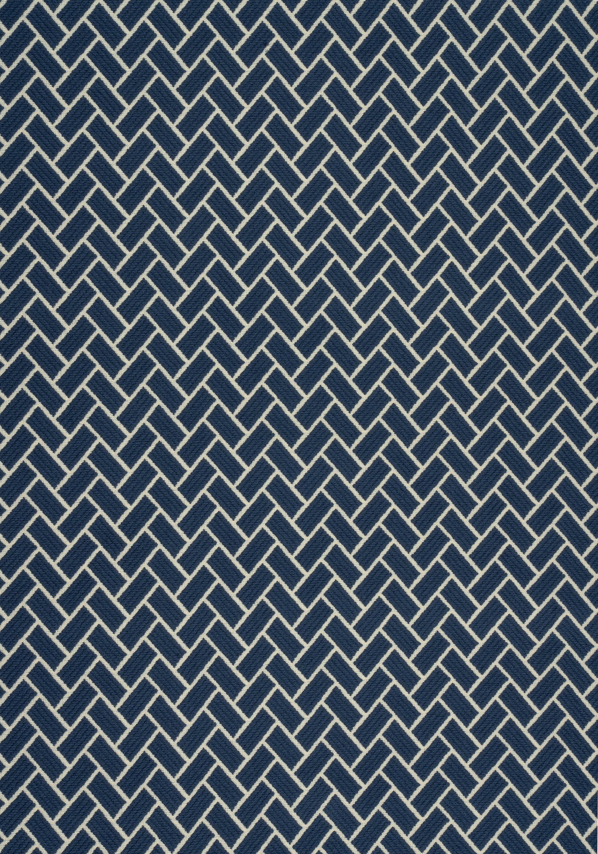 Thibaut W74224 COBBLESTONE Navy Fabric