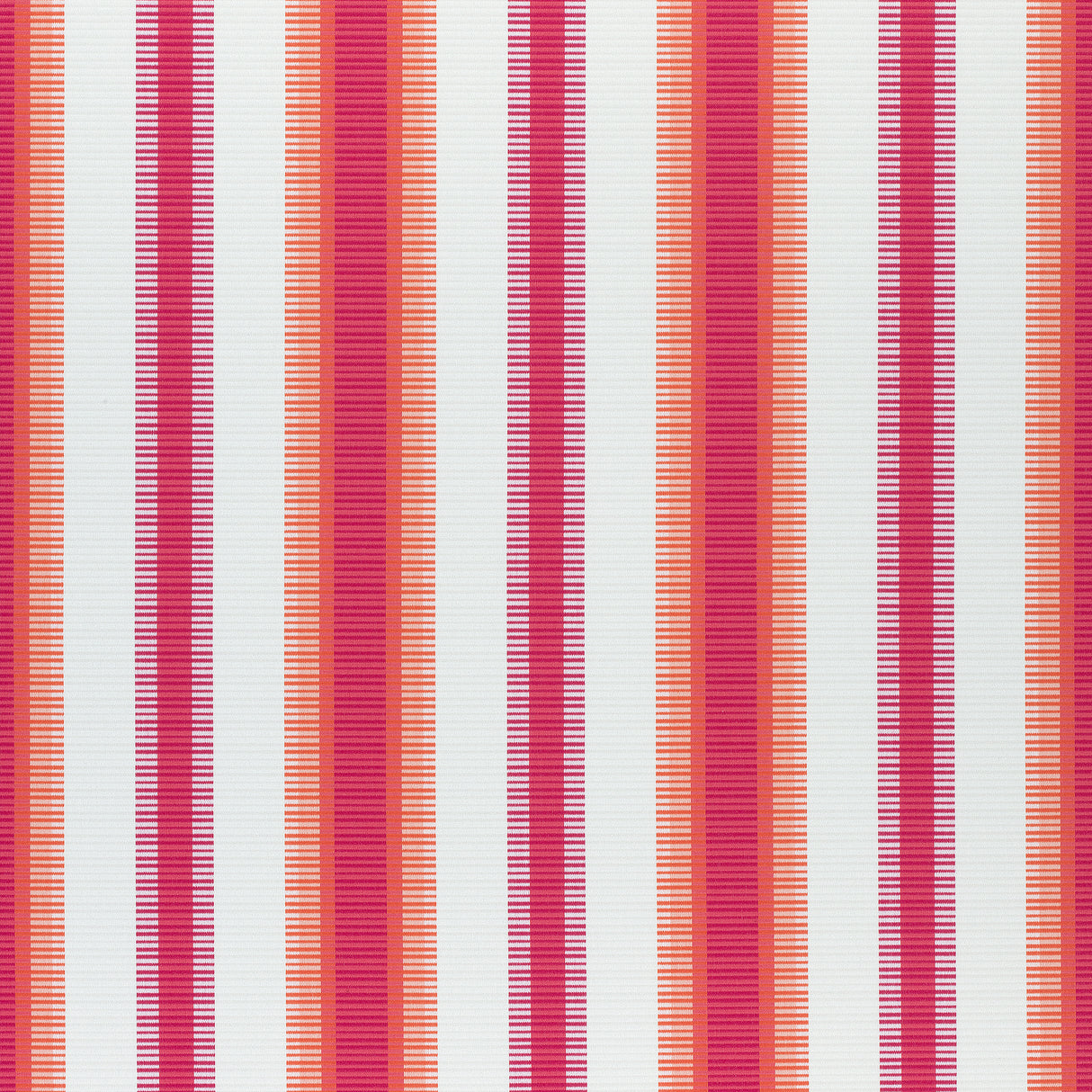 Thibaut W74666 SAMBA STRIPE Magenta and Coral Fabric
