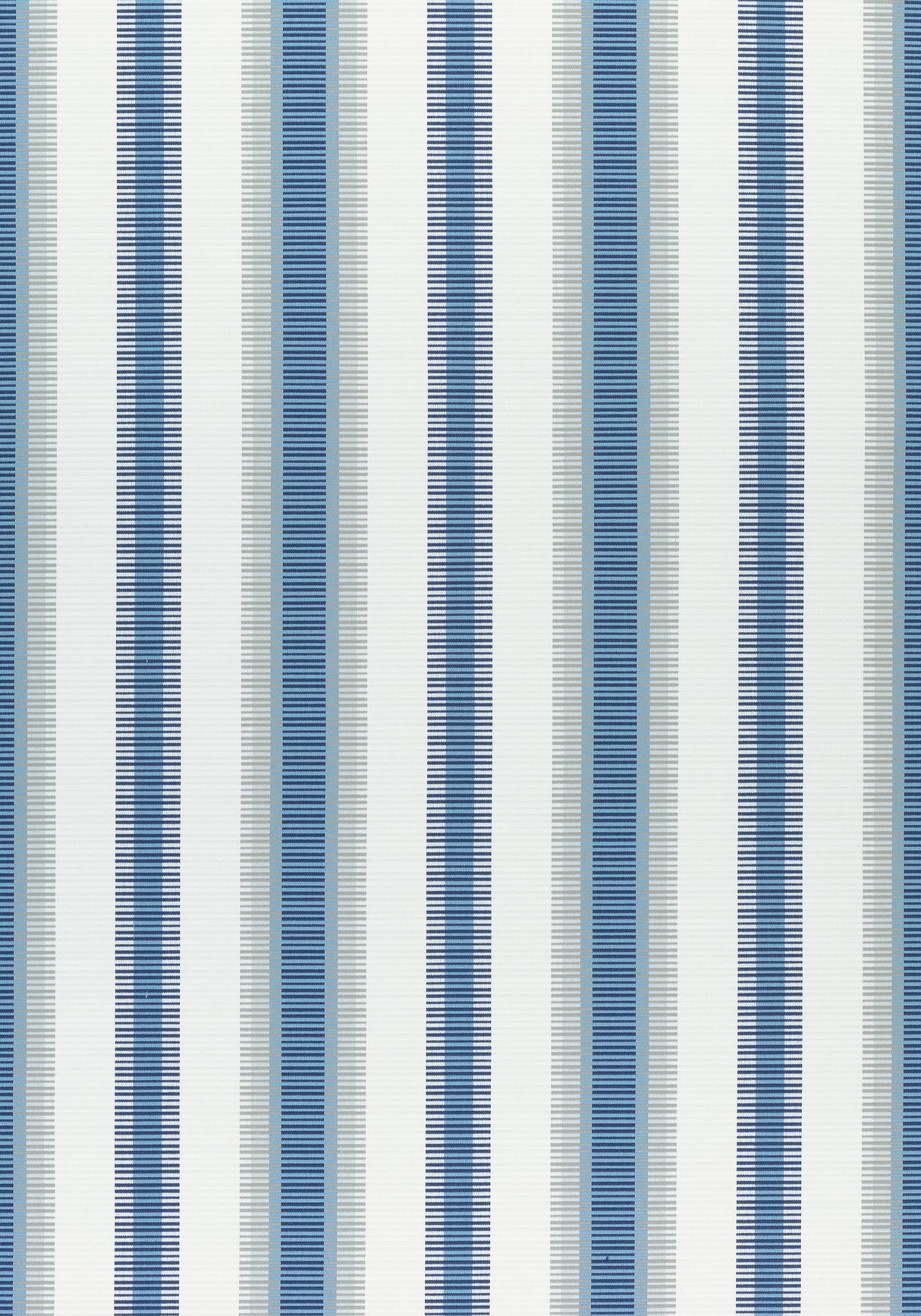 Thibaut W74668 SAMBA STRIPE Navy and Nickel Fabric