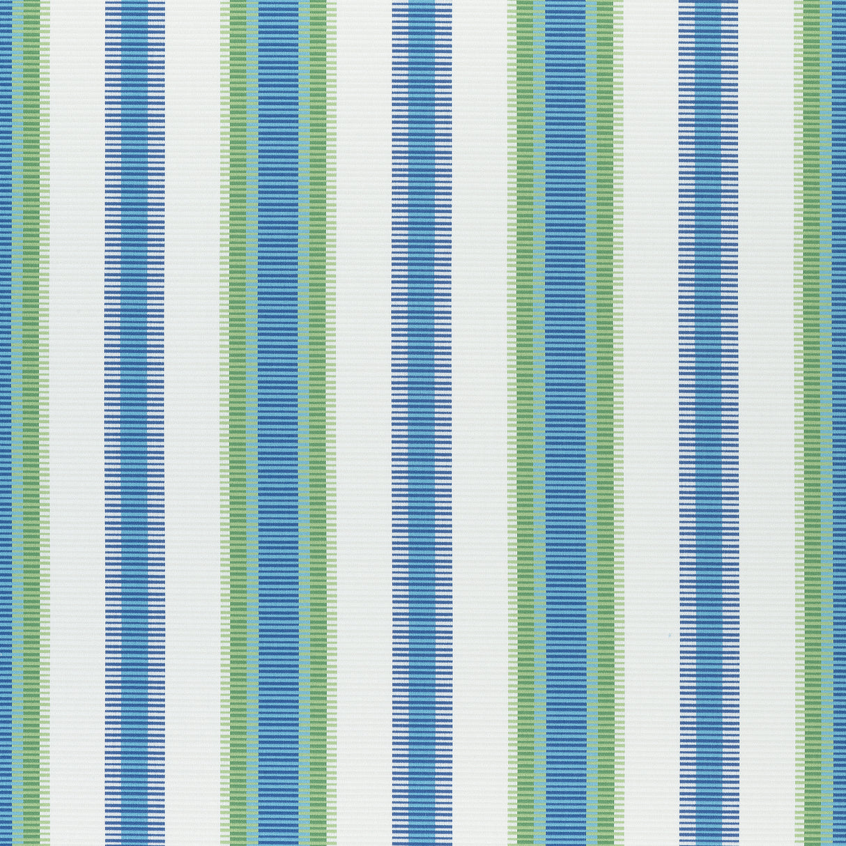 Thibaut W74670 SAMBA STRIPE Royal Blue and Green Fabric