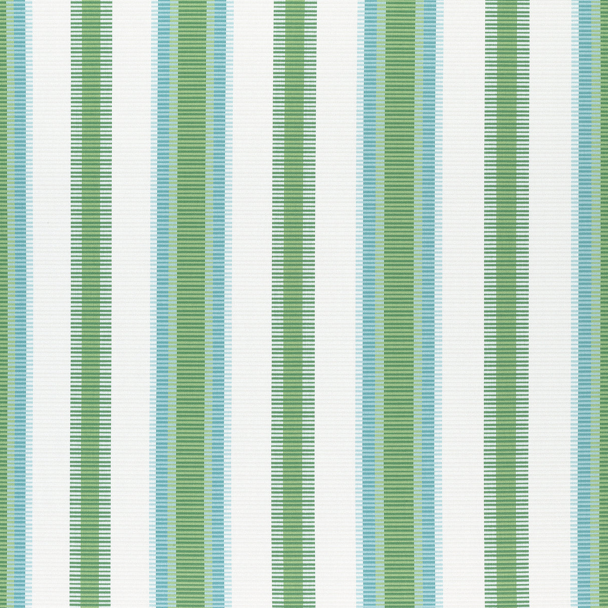 Thibaut W74672 SAMBA STRIPE Kelly Green and Pool Fabric