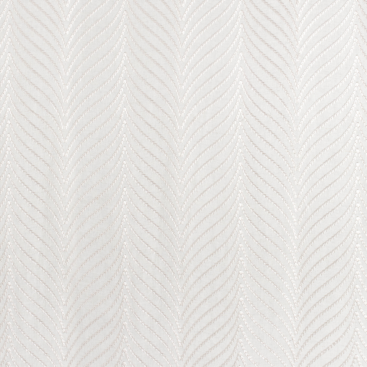 Thibaut W775444 CLAYTON HERRINGBONE EMBROIDERY Ivory Fabric