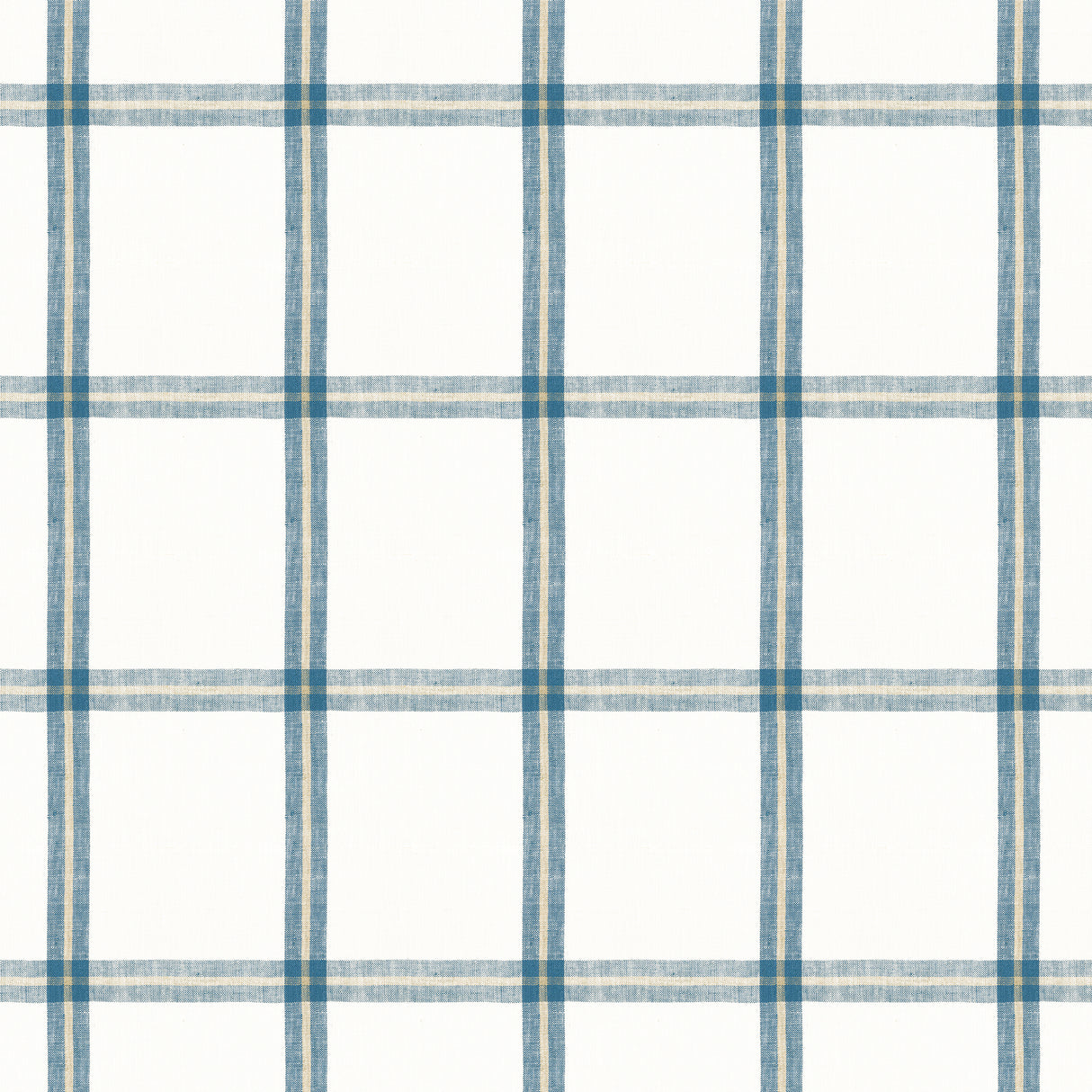 Thibaut W781331 HUNTINGTON PLAID Navy Fabric