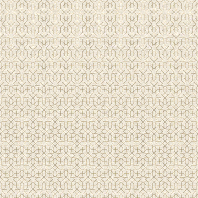 Galerie W78184 Gold Metallic Star Geometric - Eade's Wallpaper