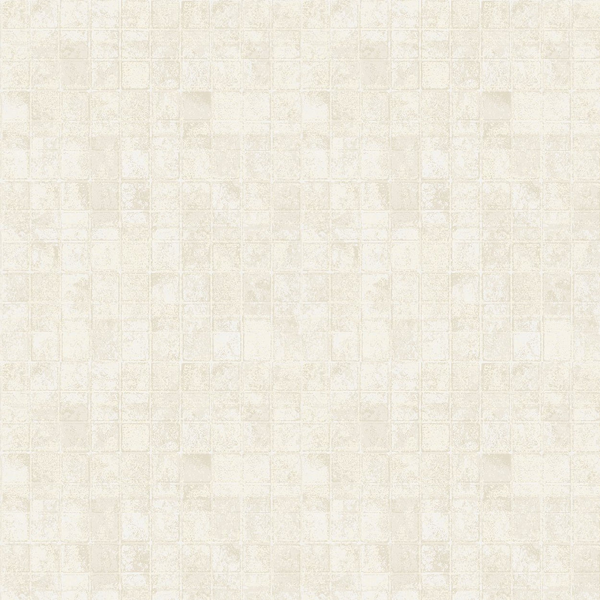 Galerie W78212 Cream Metallic Tile - Eade's Wallpaper