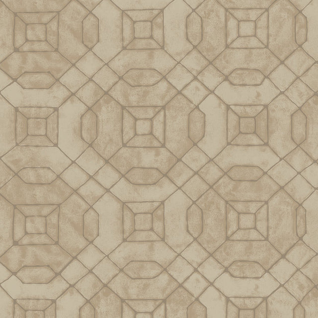 Galerie W78220 Gold Metallic Geometric - Eade's Wallpaper