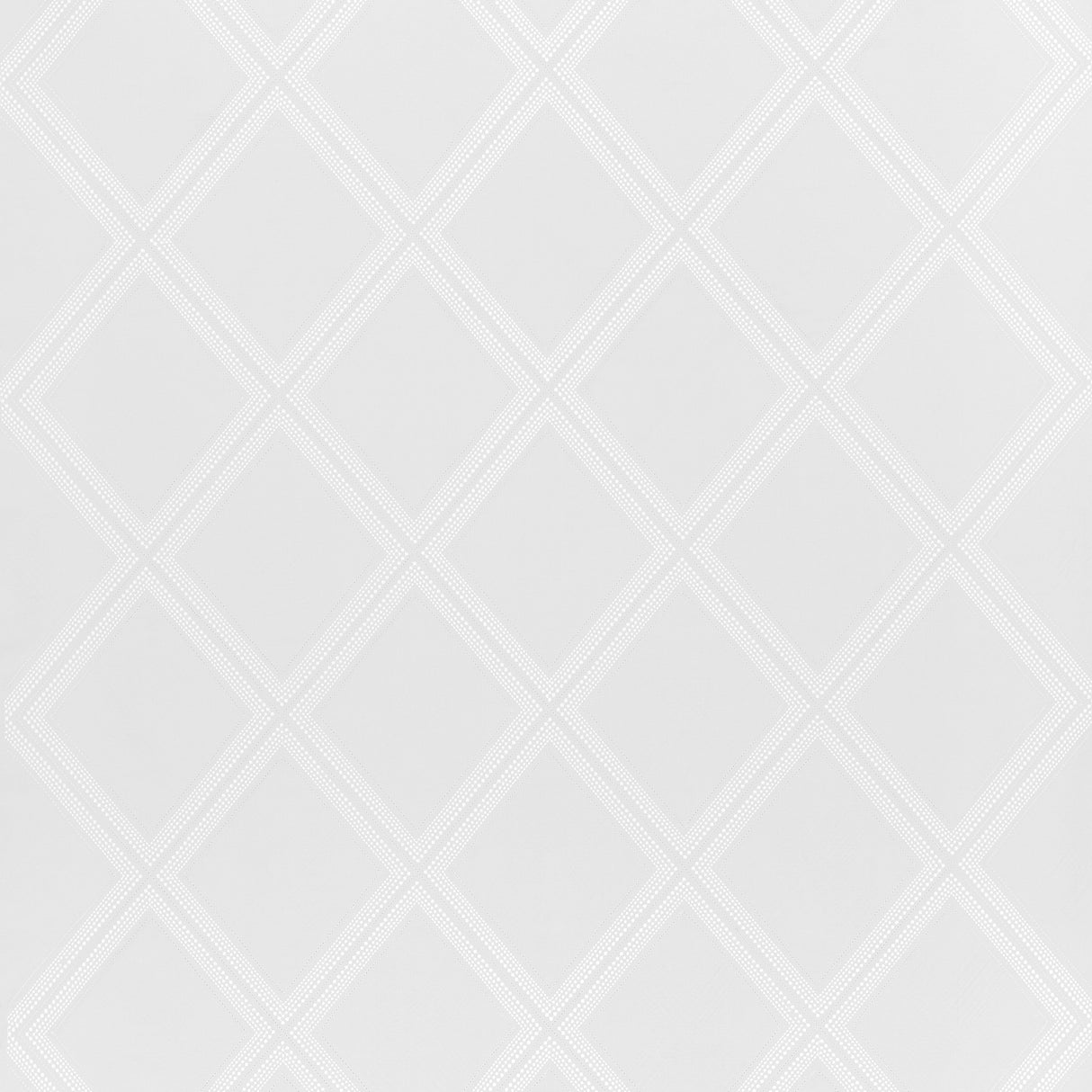 Thibaut W785013 DIAMOND HEAD EMBROIDERY White Fabric