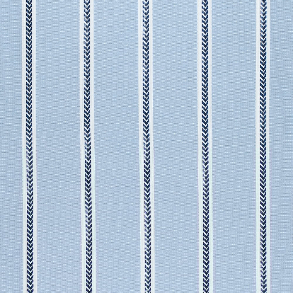 Thibaut W80787 SAYBROOK STRIPE Navy and Blue Fabric