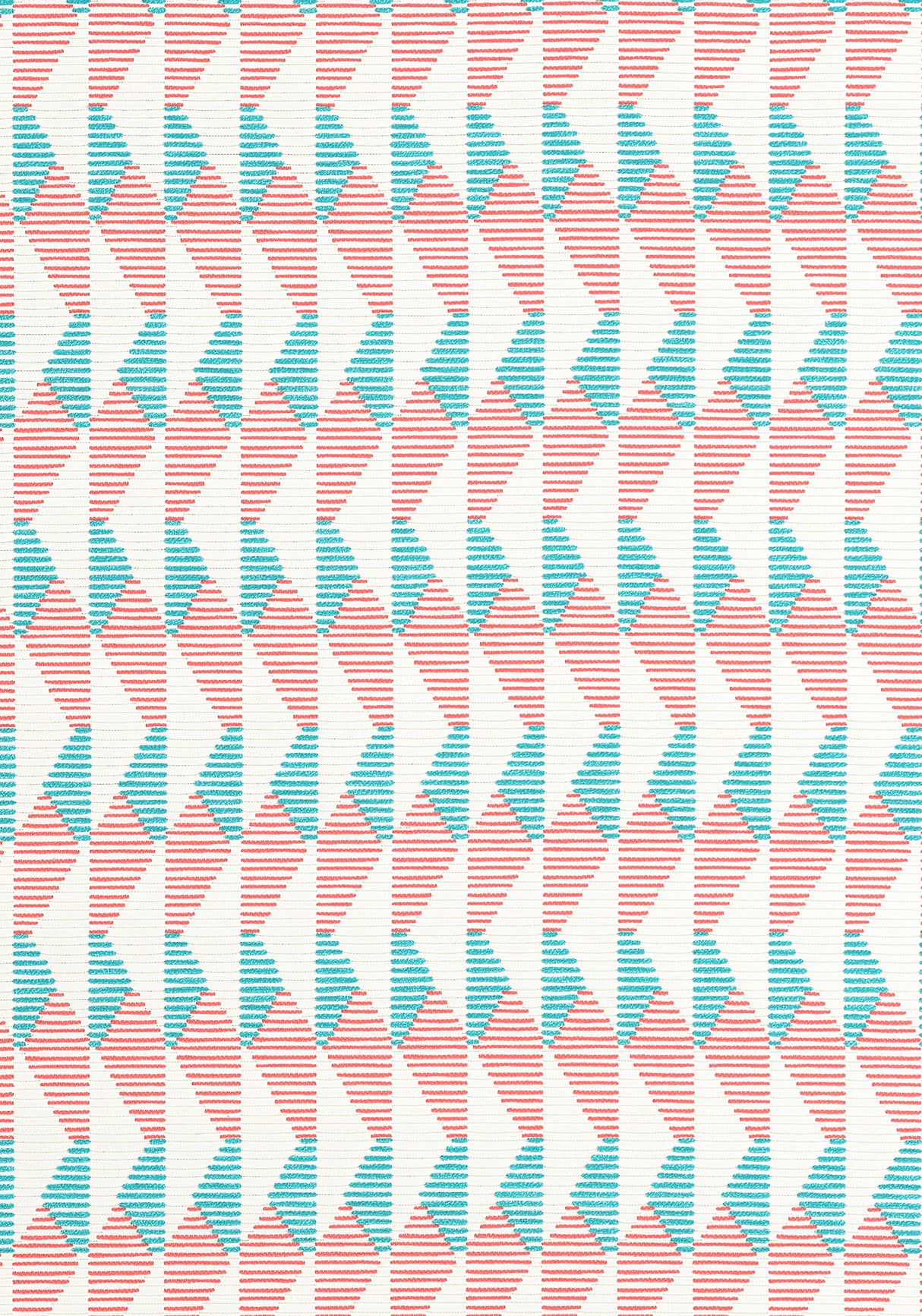 Thibaut W81600 HARPER Capri and Coral Fabric