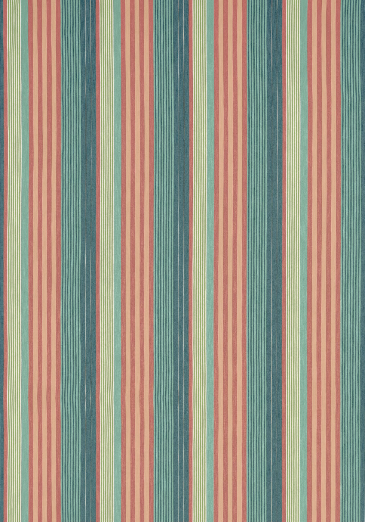 Thibaut W81702 ESPRIT STRIPE Pine and Mimosa Fabric