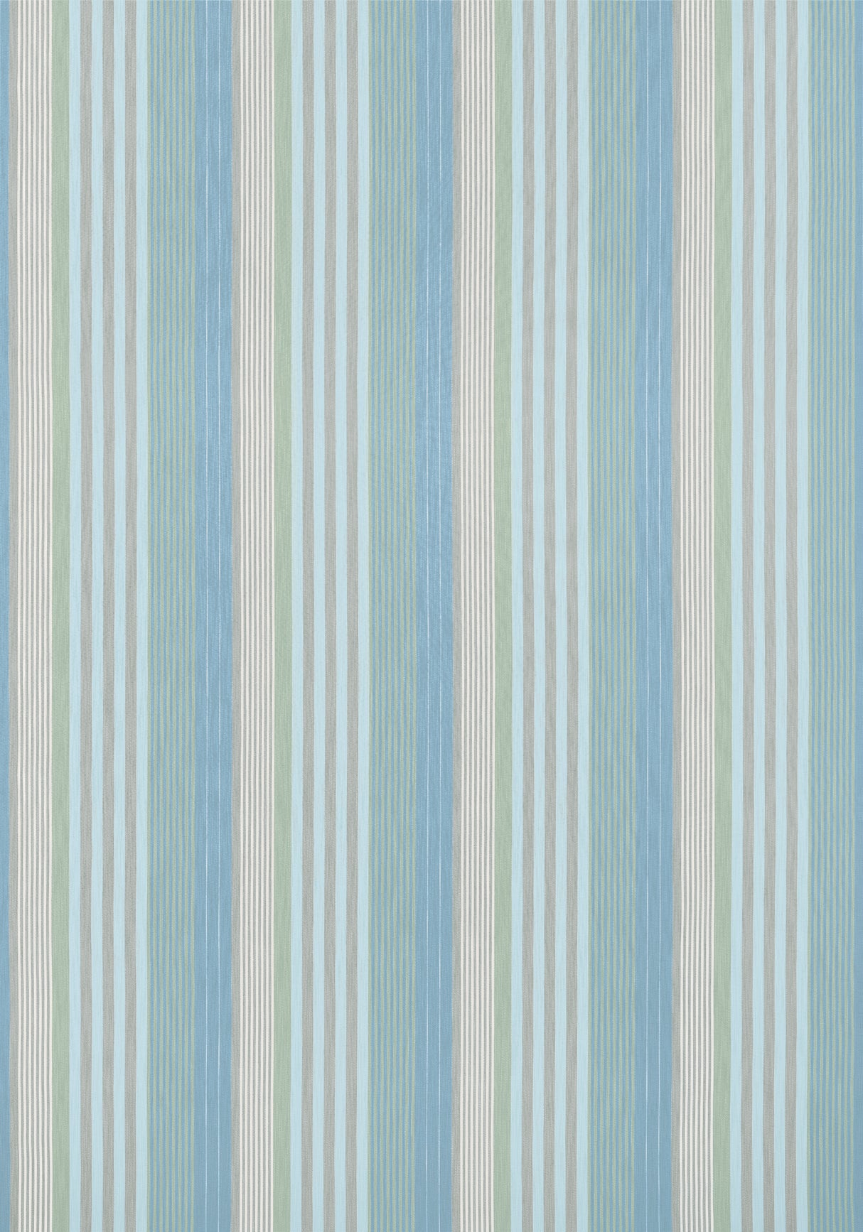 Thibaut W81705 ESPRIT STRIPE Sky and Sand Fabric