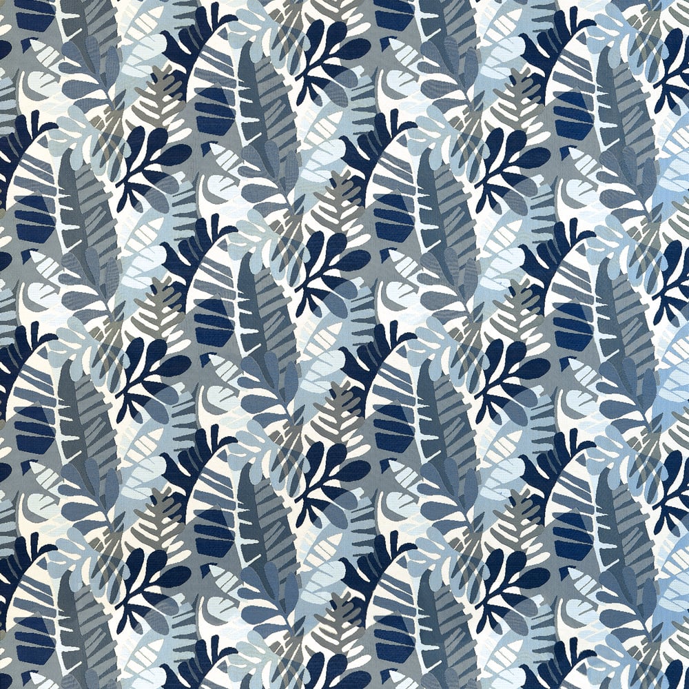 Thibaut IPANEMA W81794 in Navy and Sky Fabric - ACADIA