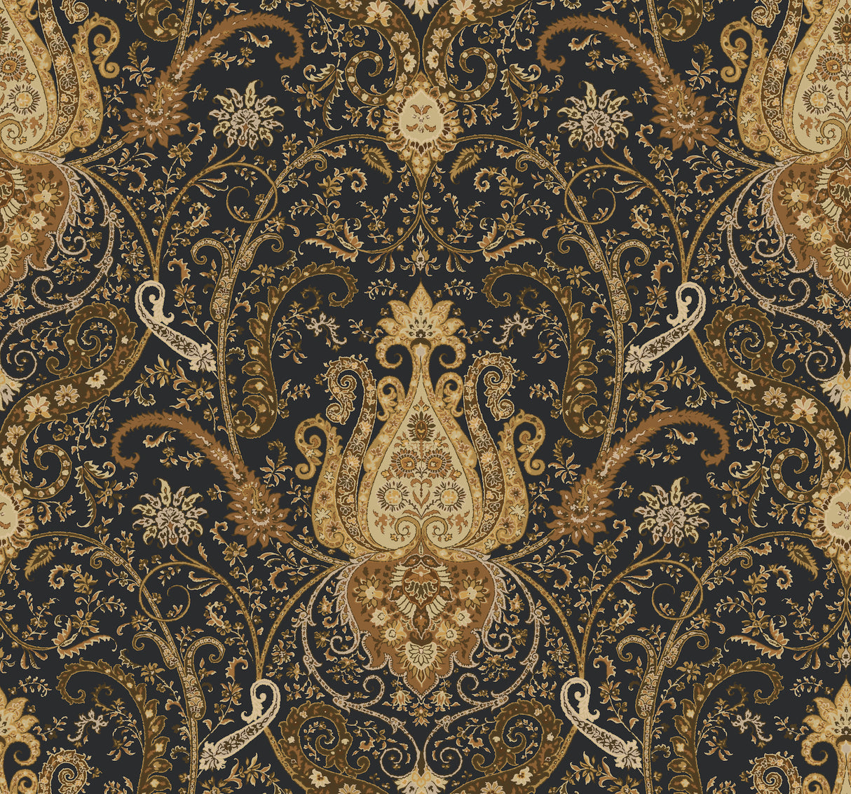 York WA7718 Byzance Brown Wallpaper