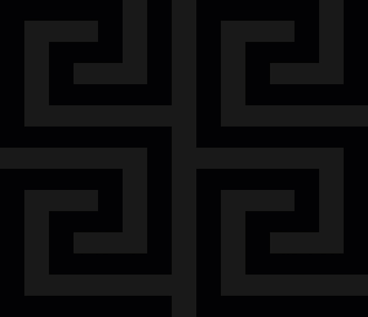 Seabrook Designs WH40300 Forte Greek Key Wallpaper