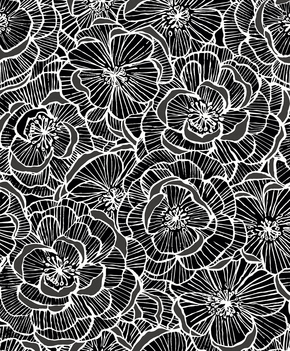 Seabrook Designs WH40800 Alejandra Floral Wallpaper