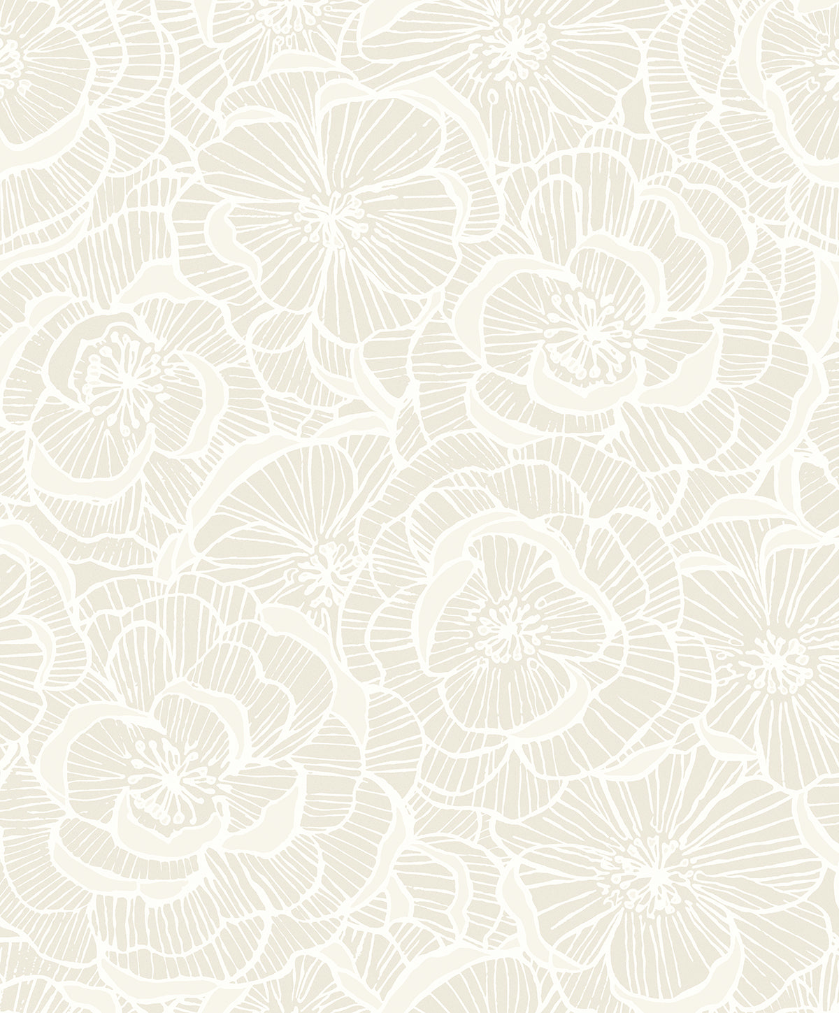 Seabrook Designs WH40805 Alejandra Floral Wallpaper