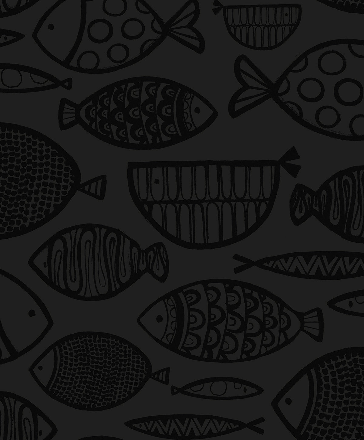 Seabrook Designs WH41400 Cadence Fish Wallpaper