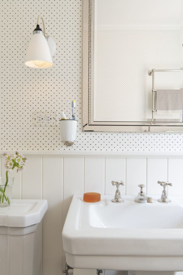 Scalamandre WHN000EP0665 BLACK ON WHITE LEE WALLPAPER - Eade's Wallpaper