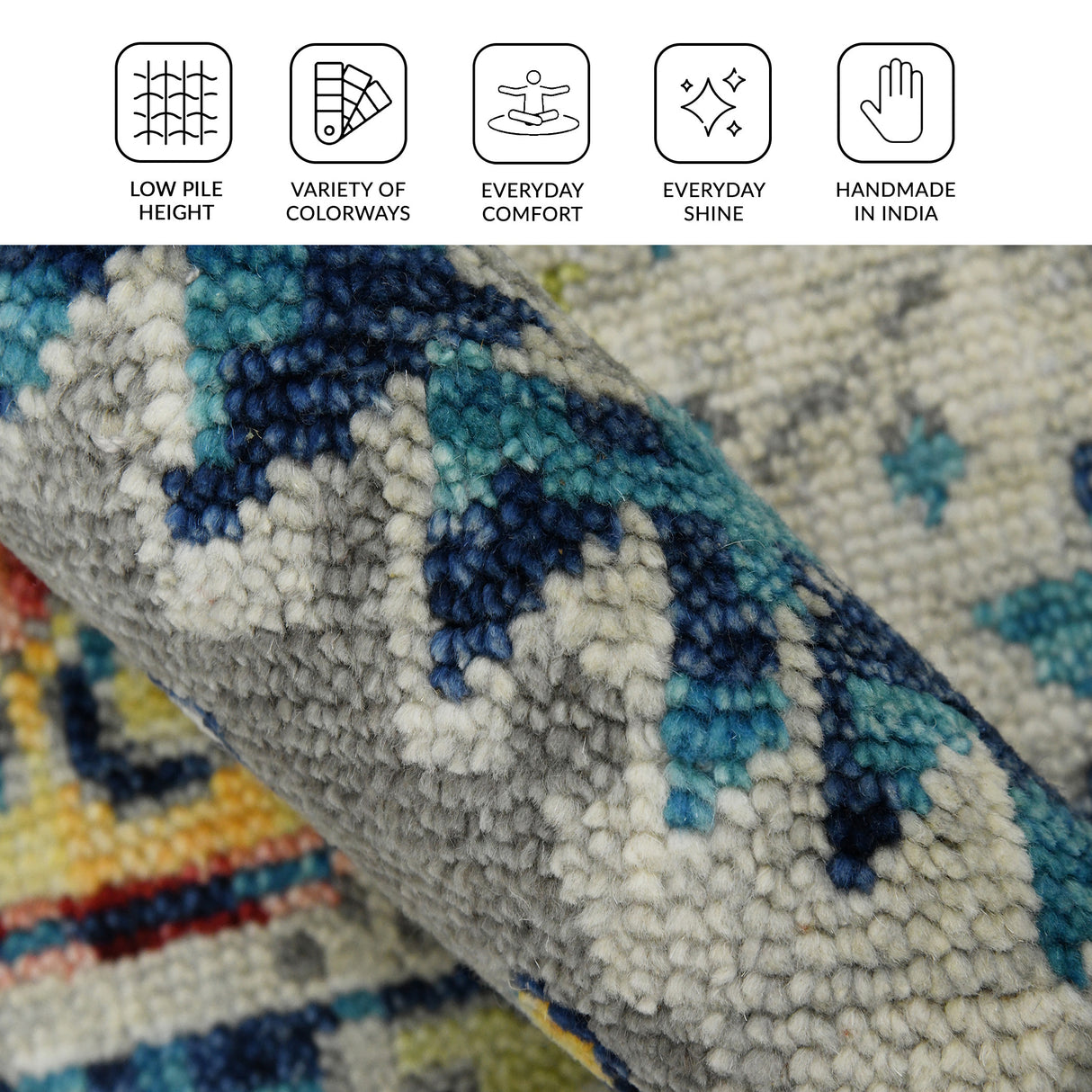 Amer Rugs WIL-2 Willow Geometric Pattern Area Rug