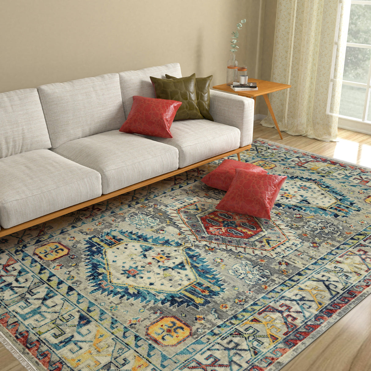 Amer Rugs WIL-2 Willow Geometric Pattern Area Rug
