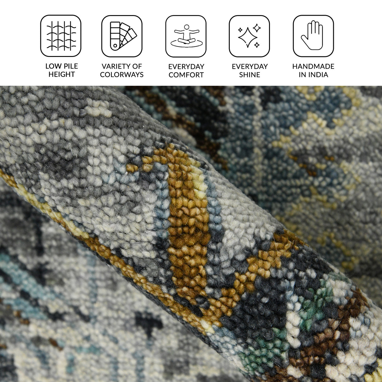 Amer Rugs WIL-4 Willow Geometric Pattern Area Rug