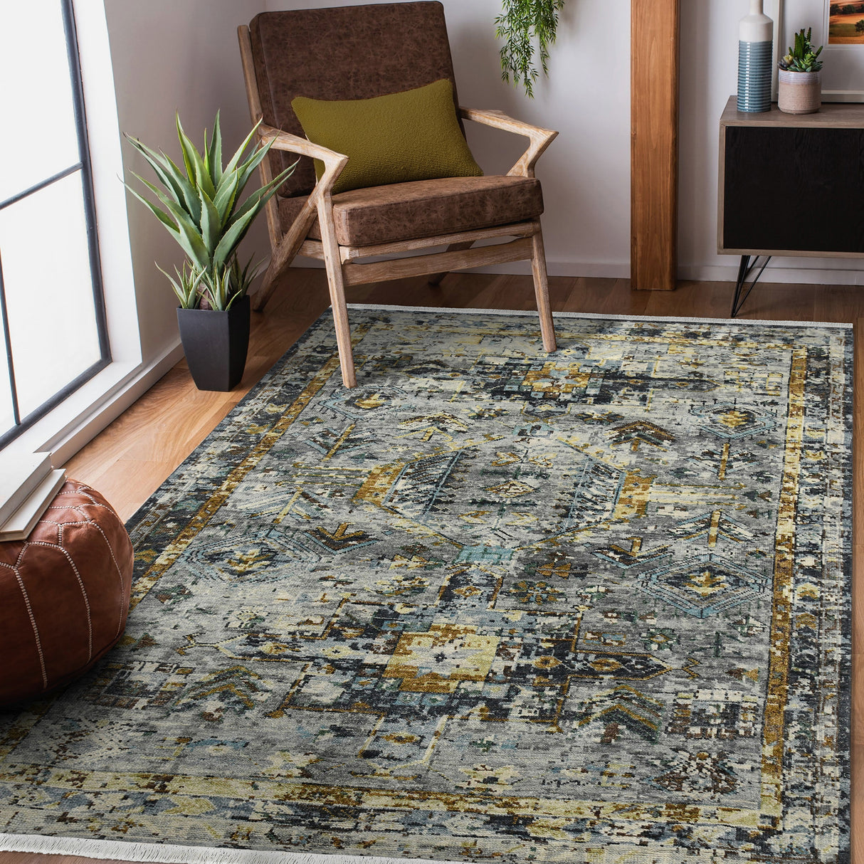 Amer Rugs WIL-4 Willow Geometric Pattern Area Rug